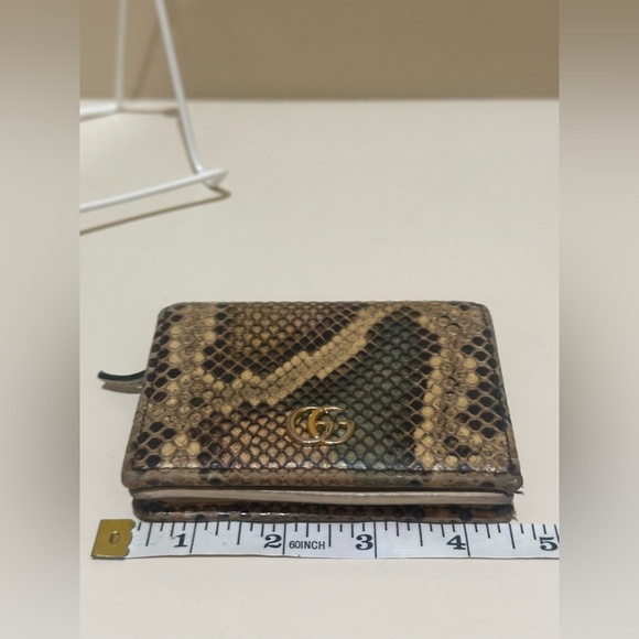 Gucci GG Marmont Python Bifold Wallet - Picture 15 of 16